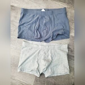 H&M Boxer Briefs in Navy Blue and Light Gray